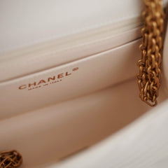 Chanel chevron Reissue Mini White