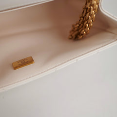 Chanel chevron Reissue Mini White