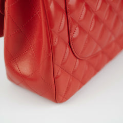 Chanel Jumbo Double Flap Red