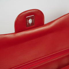 Chanel Jumbo Double Flap Red