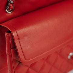 Chanel Jumbo Double Flap Red