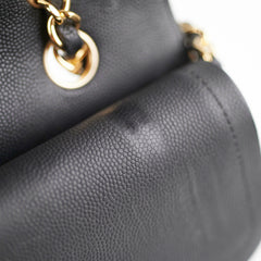 Chanel Chevron Classic Medium/Large Black