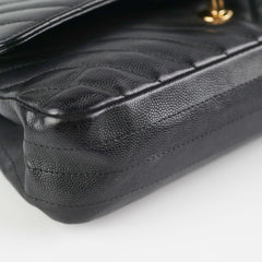 Chanel Chevron Classic Medium/Large Black