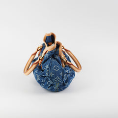 Louis Vuitton Pleaty Denim Handbag