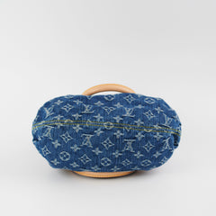 Louis Vuitton Pleaty Denim Handbag