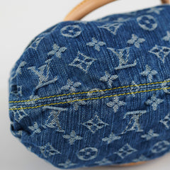 Louis Vuitton Pleaty Denim Handbag
