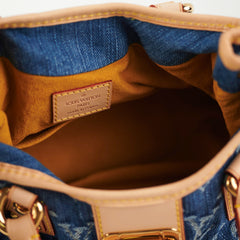 Louis Vuitton Pleaty Denim Handbag