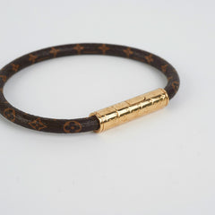 Louis Vuitton Monogram Confidential Bracelet Size 19
