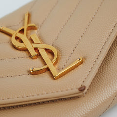 Saint Laurent Envelope Wallet Beige