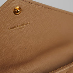 Saint Laurent Envelope Wallet Beige