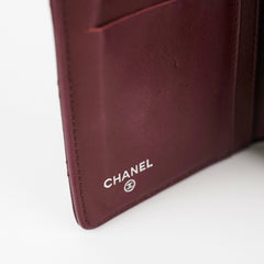 Chanel Long Wallet Patent Burgundy
