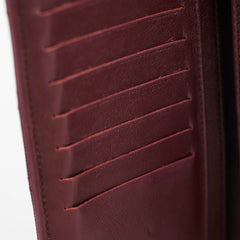 Chanel Long Wallet Patent Burgundy