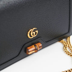 Gucci Diana Mini Bag on Chain Black 2023