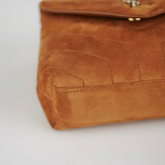 Saint Laurent Toy Lou Lou Suede Brown