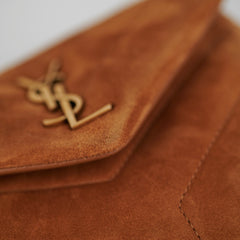 Saint Laurent Toy Lou Lou Suede Brown