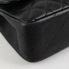 Chanel Guillted Jumbo Double Flap Black