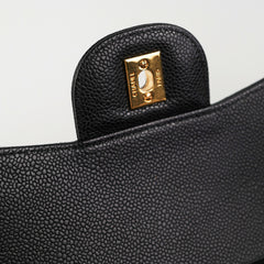 Chanel Guillted Jumbo Double Flap Black
