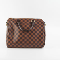 Louis Vuitton Speedy 30 Bandouliere Damier Ebene