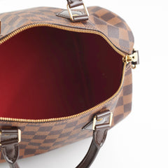 Louis Vuitton Speedy 30 Bandouliere Damier Ebene