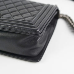 Chanel Boy Old Medium Black
