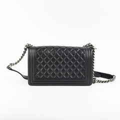 Chanel Boy Old Medium Black