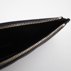 Saint Laurent Cassandre Zip Pouch Black