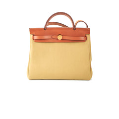 Hermes Herbag 31 Poussiere/Fauve Y stamp