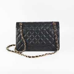 Chanel Classic Flap Jumbo Caviar Black Shoulder Bag
