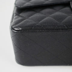 Chanel Classic Flap Jumbo Caviar Black Shoulder Bag