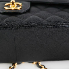 Chanel Classic Flap Jumbo Caviar Black Shoulder Bag