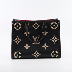 Louis Vuitton On The Go MM Empriente Black/Beige