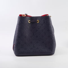 Louis Vuitton Neo Noe Empreinte Navy/Marine Rouge