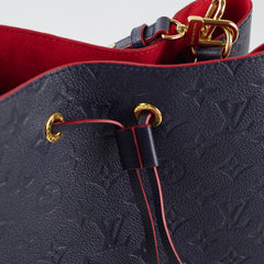Louis Vuitton Neo Noe Empreinte Navy/Marine Rouge