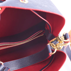Louis Vuitton Neo Noe Empreinte Navy/Marine Rouge