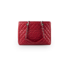 Chanel GST Grand Shopping Tote Caviar Red