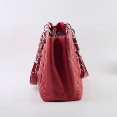 Chanel GST Grand Shopping Tote Caviar Red