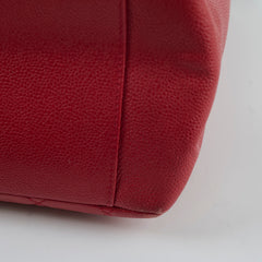 Chanel GST Grand Shopping Tote Caviar Red