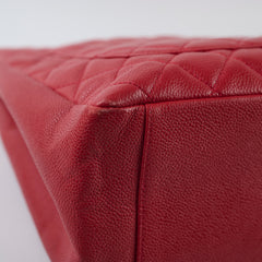 Chanel GST Grand Shopping Tote Caviar Red