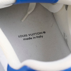 Louis Vuitton Men's 54' Trainers White/Blue Size UK Size 8.5