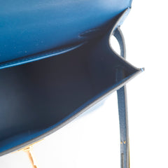 Hermes Mini Kelly Epsom Deep Blue GHW 2025