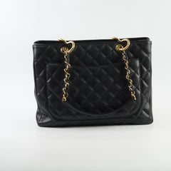 Chanel Caviar GST Grand Shopping Tote Black
