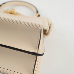Fendi IseeU Petite Peekaboo Braid Leather Ivory