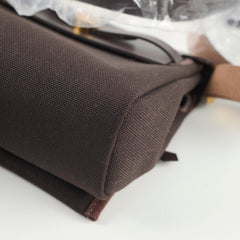 Hermes Mini Herbag Ebene/Chocolate - Stamp K