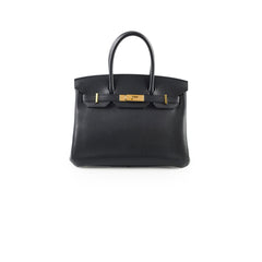 Hermes Birkin 30 Togo Black - Stamp X