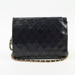 Chanel Vintage Square Flap Lambskin Black