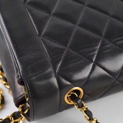 Chanel Small Diana Bag Lambskin Black Serial 2