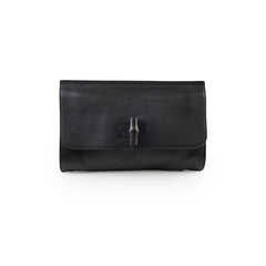 Gucci Bamboo Clutch Black