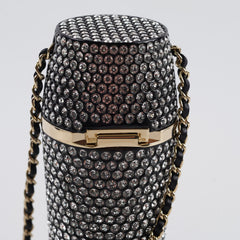 Chanel Crystal Lipstick Case With Chain 2021