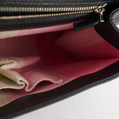 Gucci Bamboo Clutch Black