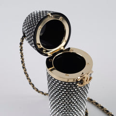 Chanel Crystal Lipstick Case With Chain 2021